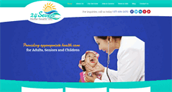 Desktop Screenshot of 24sevenhomehealth.com